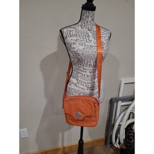 Baggalinni Crossbody Orange Bag multi pocket lightweight casual travel